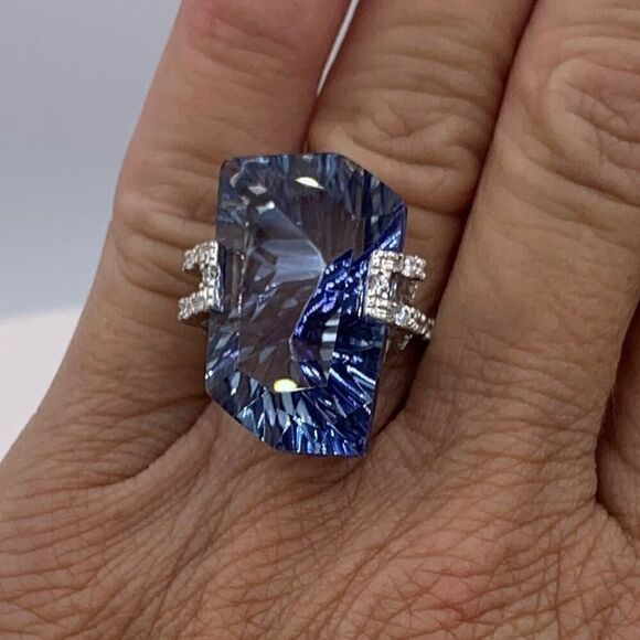 JS Collection bandage dress, cobalt blue, Sz 14, cold shoulder, body con, EUC - Picture 9 of 14